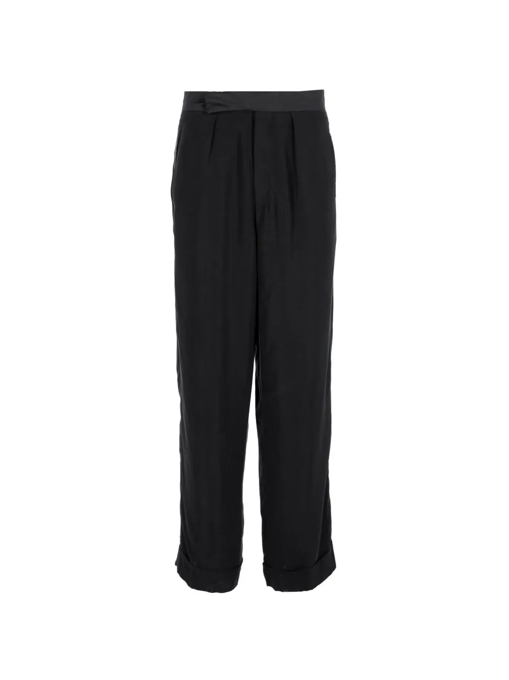 Giorgio Armani Pre-Owned Wide-leg trousers - Nero