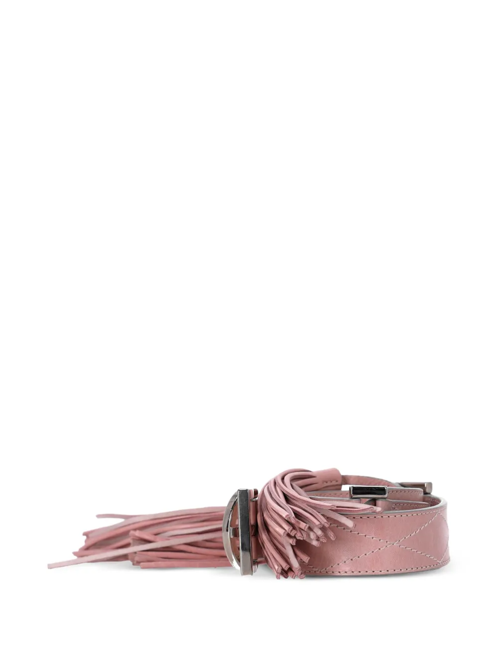 Tassel Buckle Leather Belt