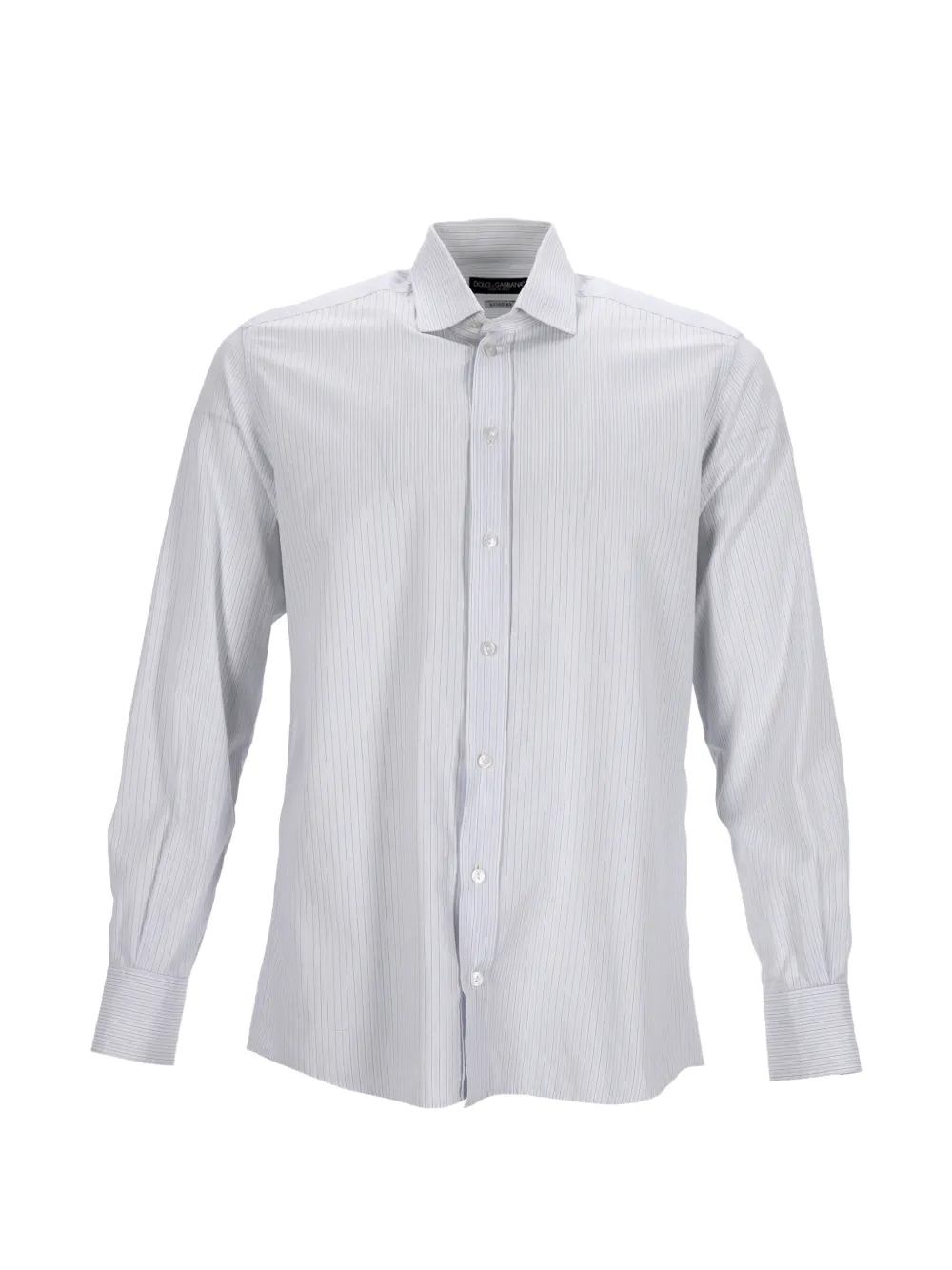 Dolce & Gabbana Pre-Owned striped cotton shirt - Bianco