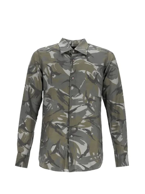 Tom Ford Vintage camisa con estampado militar