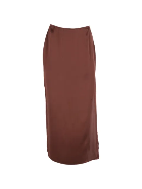 Reformation side-slit midi skirt