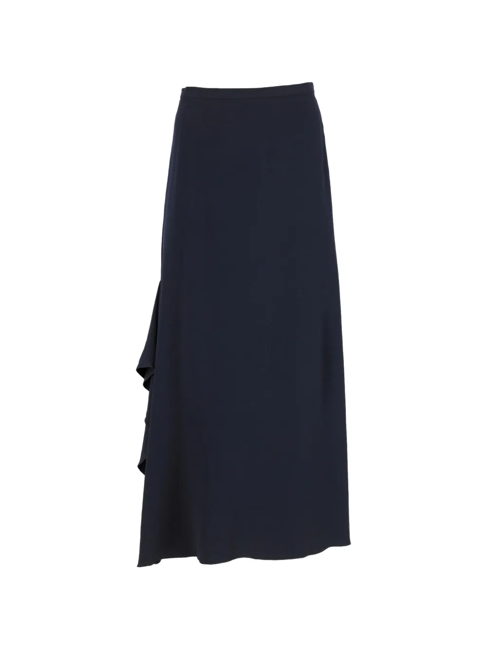 Max Mara ruffled maxi skirt - Blu