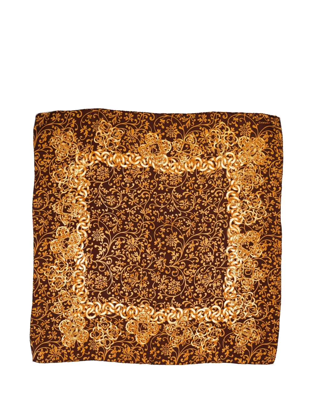 Square-Shape Printed Scarf