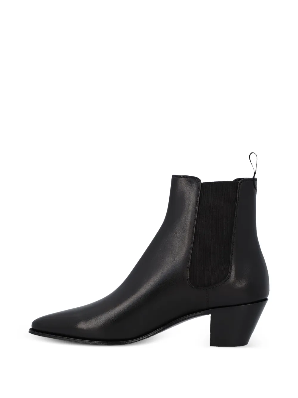 Pre-owned Celine Pointed-toe Chelsea Boots In Black
