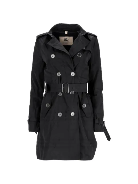 Burberry Pre-Owned belted double-breasted trench coat