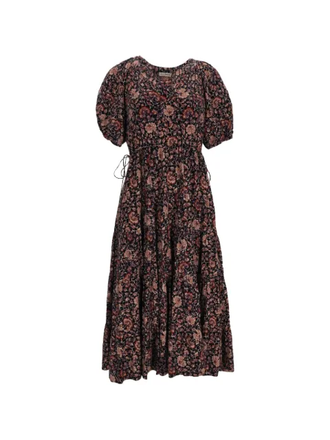 Ulla Johnson vestido midi con estampado floral