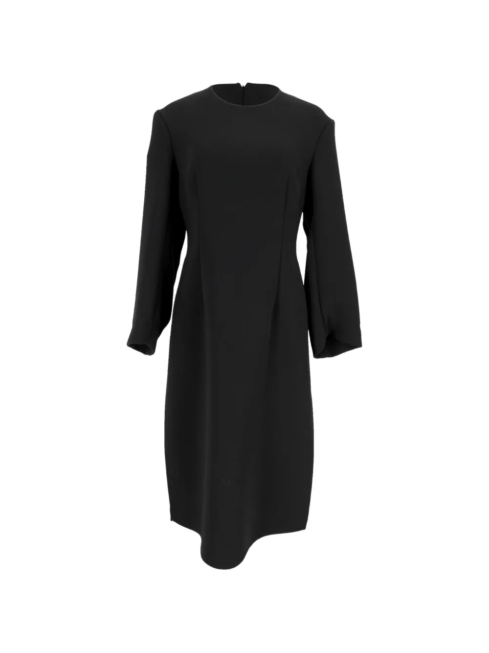 Jil Sander Pre-Owned long-sleeve midi dress - Nero