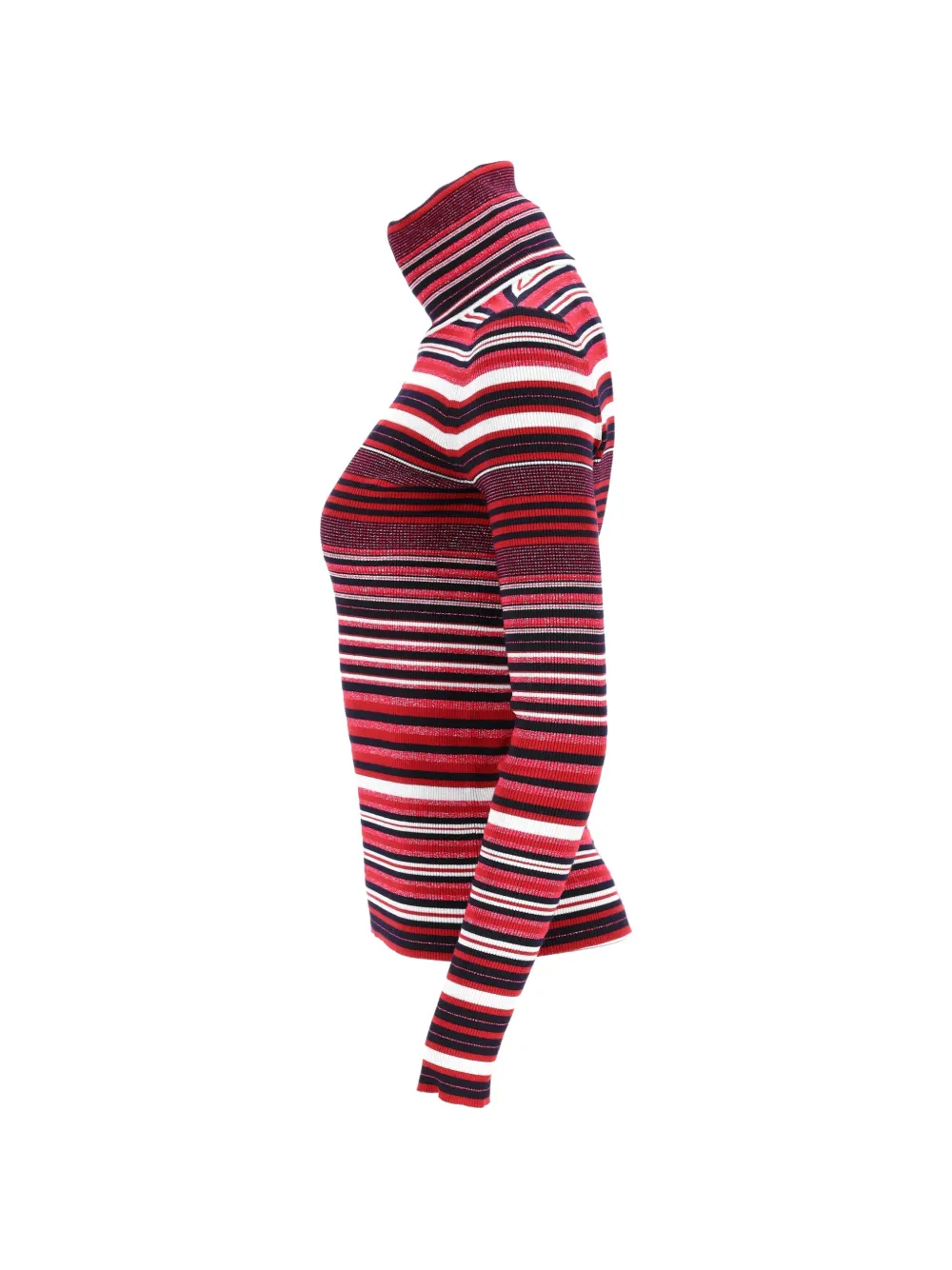 Turtleneck Striped Top
