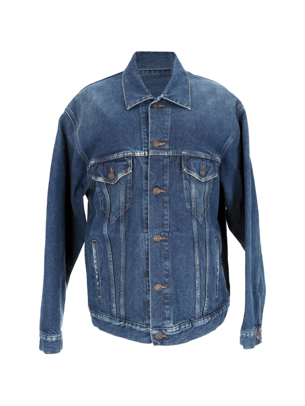 Balenciaga Pre-Owned Jacke mit Stickerei - Blau