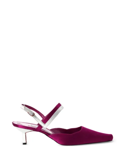 Manolo Blahnik kitten-heel pumps