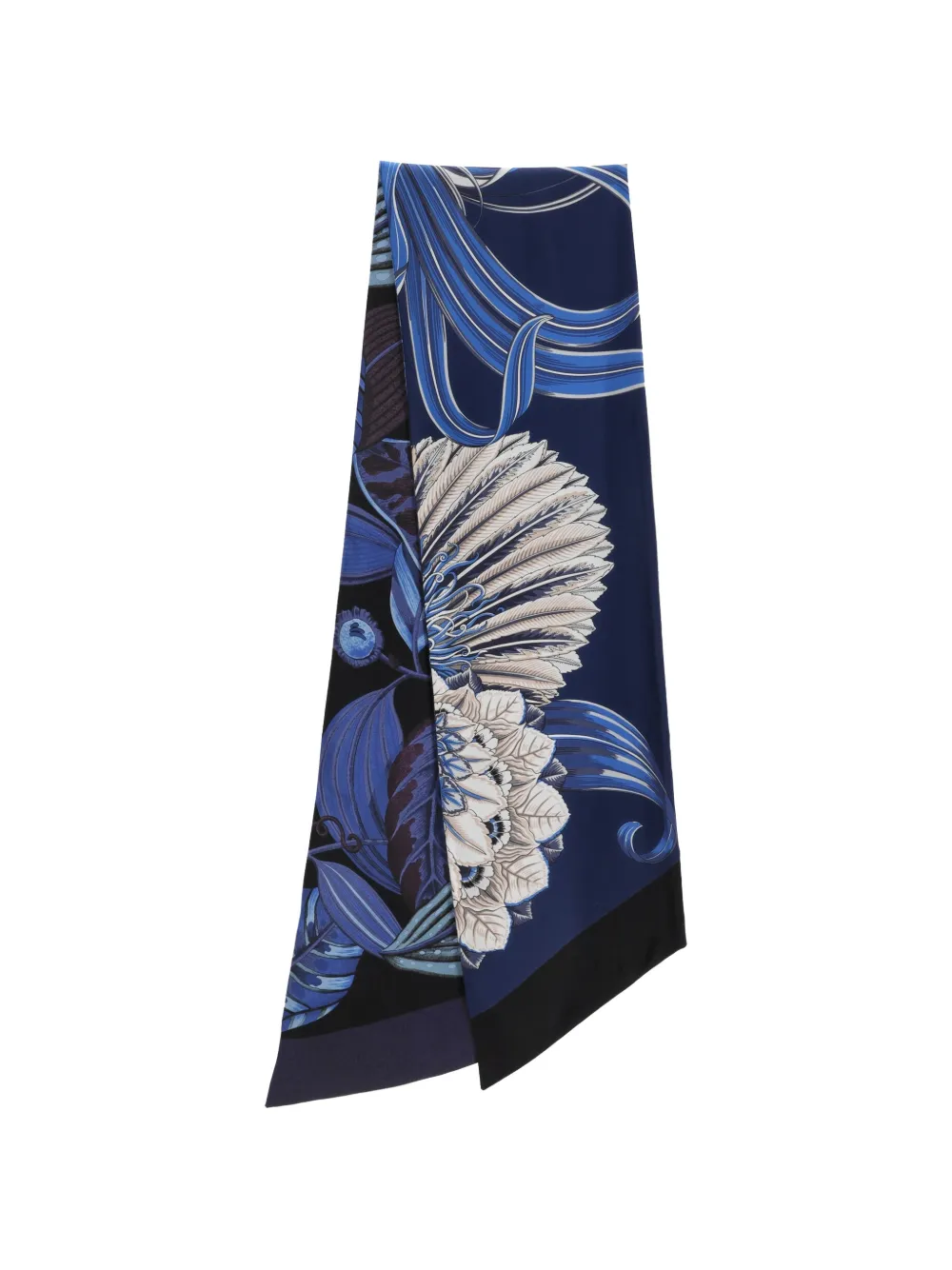 Ferragamo Pre-Owned 2024 printed scarf - Blu