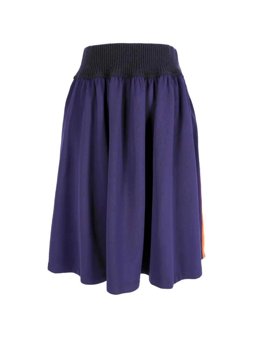 Marni Pre-Owned ribbed-waistband mini skirt - Viola