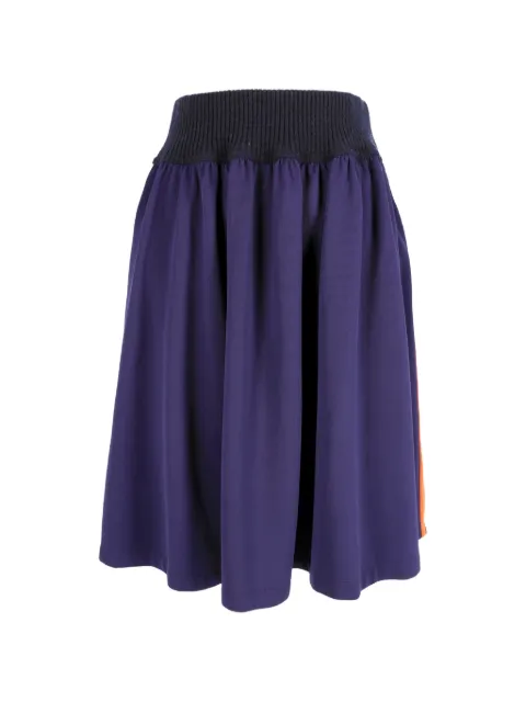 Marni Pre-Owned ribbed-waistband mini skirt