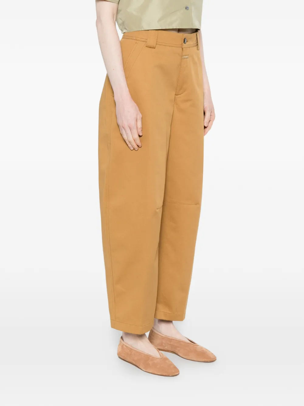  Closed Romi Diagonal-pockets Trousers - Neutrals 