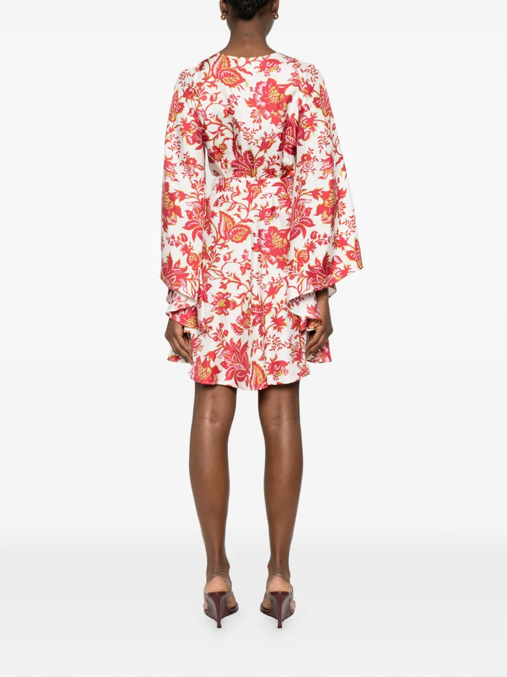 ETRO Jurk met bloemenprint Wit