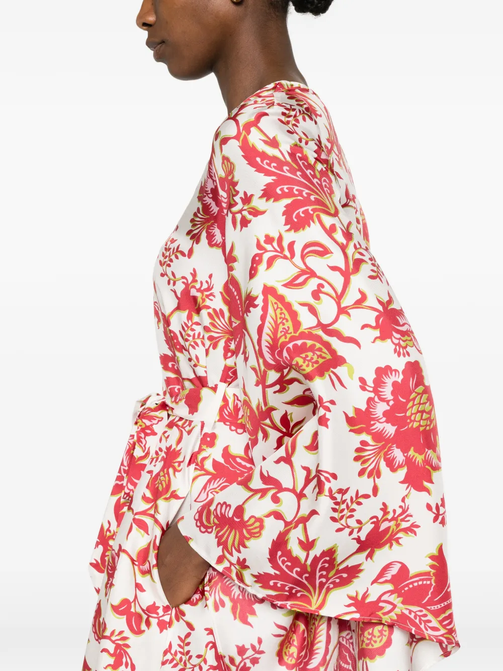ETRO Jurk met bloemenprint Wit