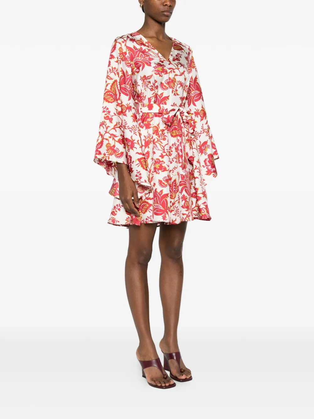 ETRO Jurk met bloemenprint Wit