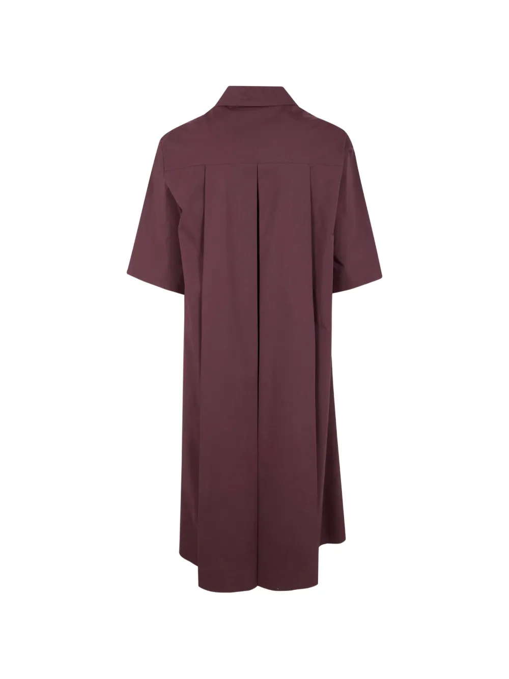  Antonelli Polo-collar Short-sleeve Dress - Brown 