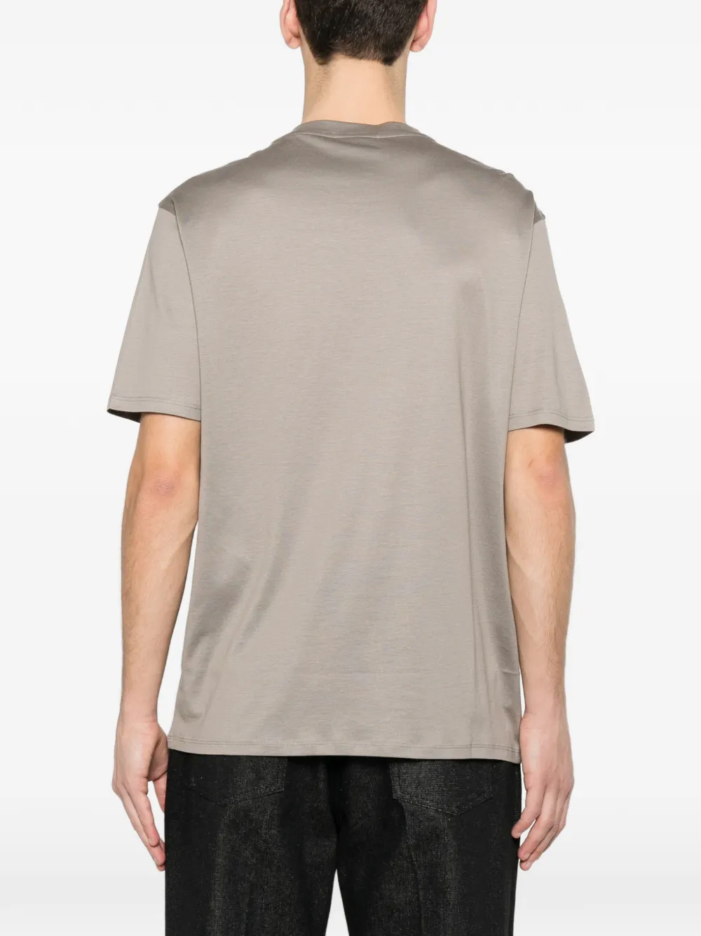 Emporio Armani T-shirt met logoprint Grijs