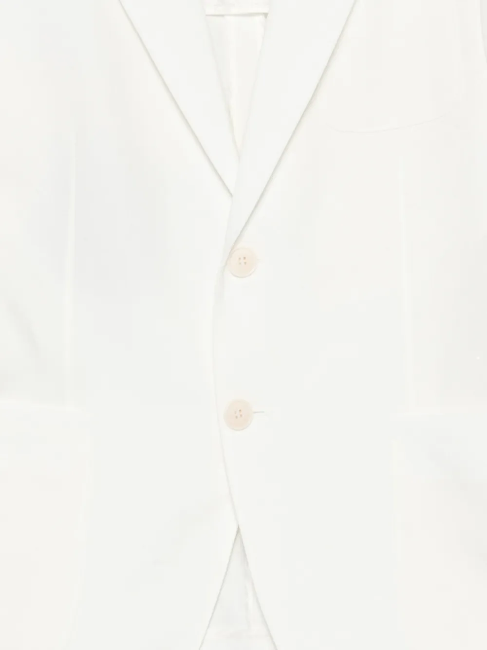  Giorgio Armani Single-breasted Jacket - White 