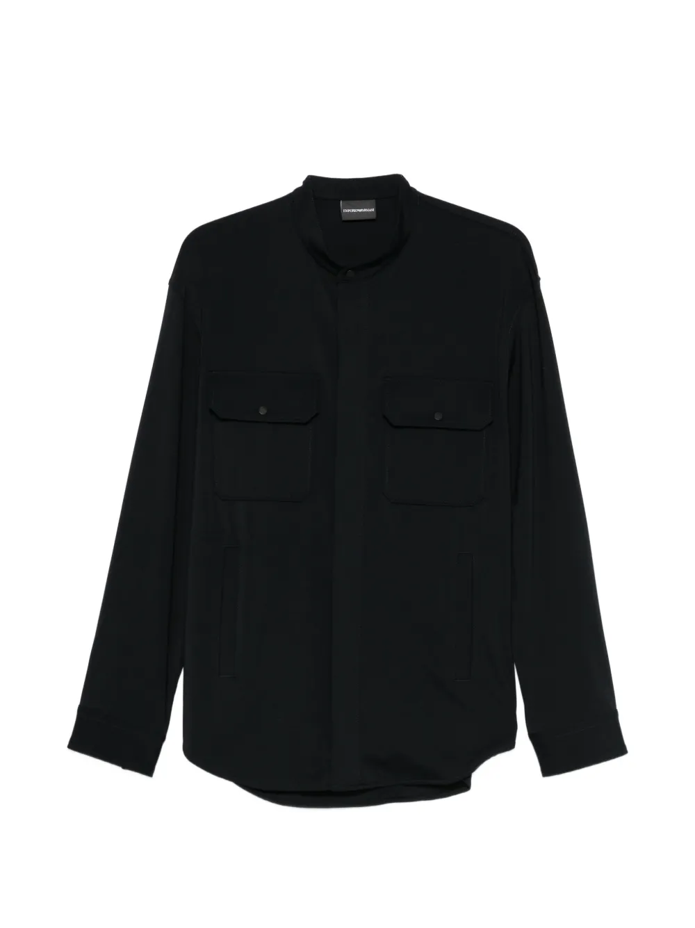 Emporio Armani Camicia con zip - Nero