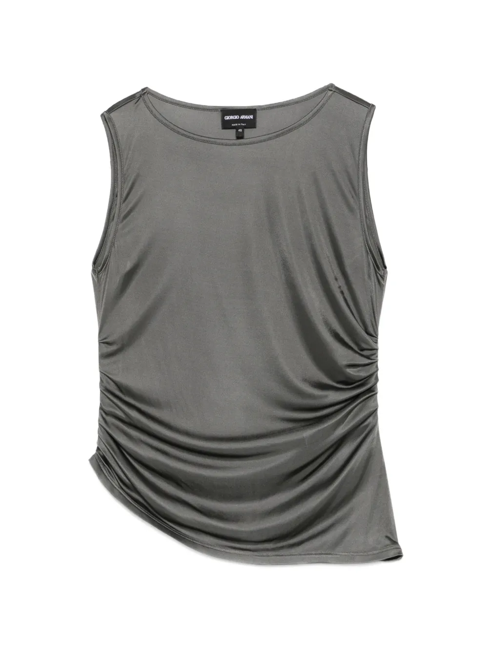 Giorgio Armani Top con ruches - Grigio