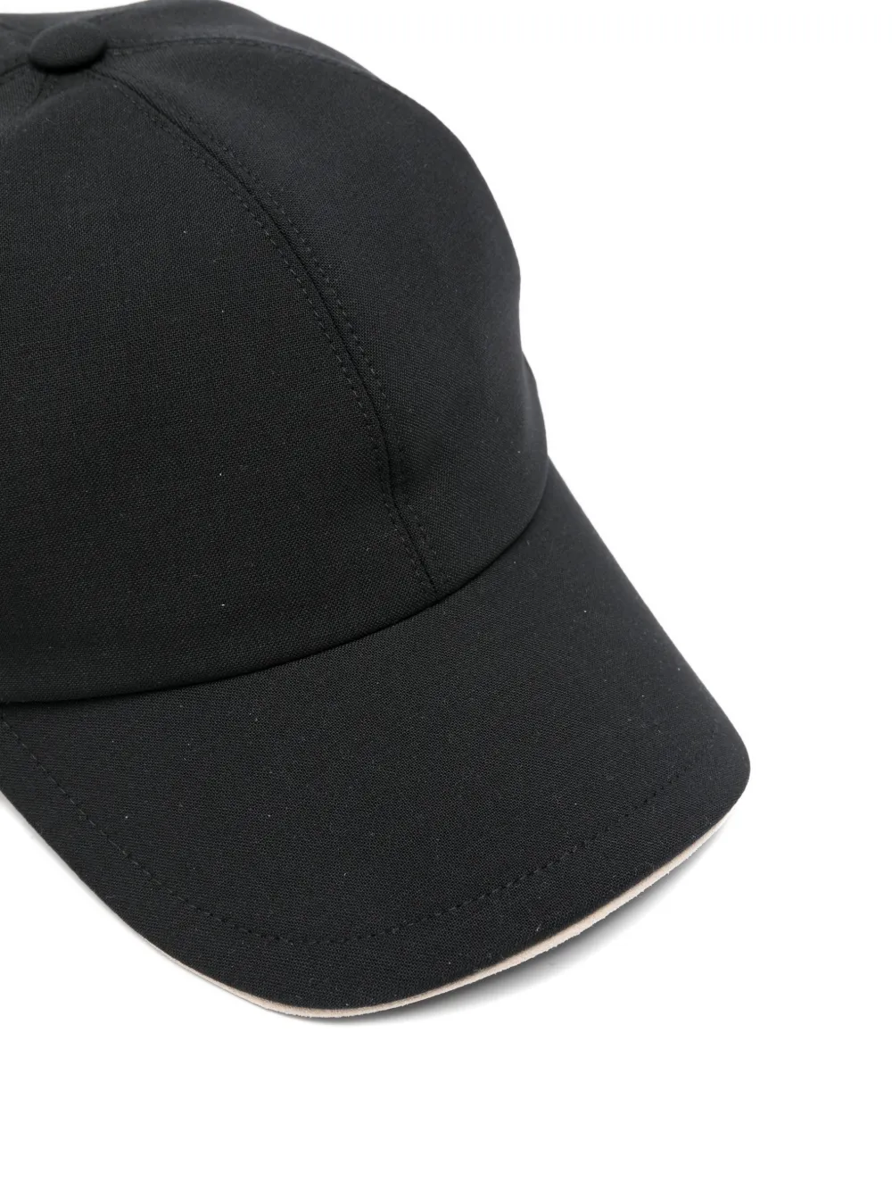  Eleventy Panelled Hat - Black 