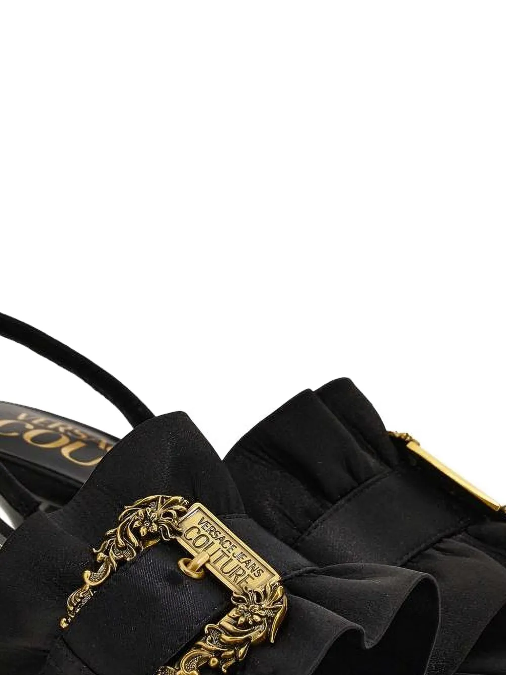 Fondo Fiona Ruffled Sandals