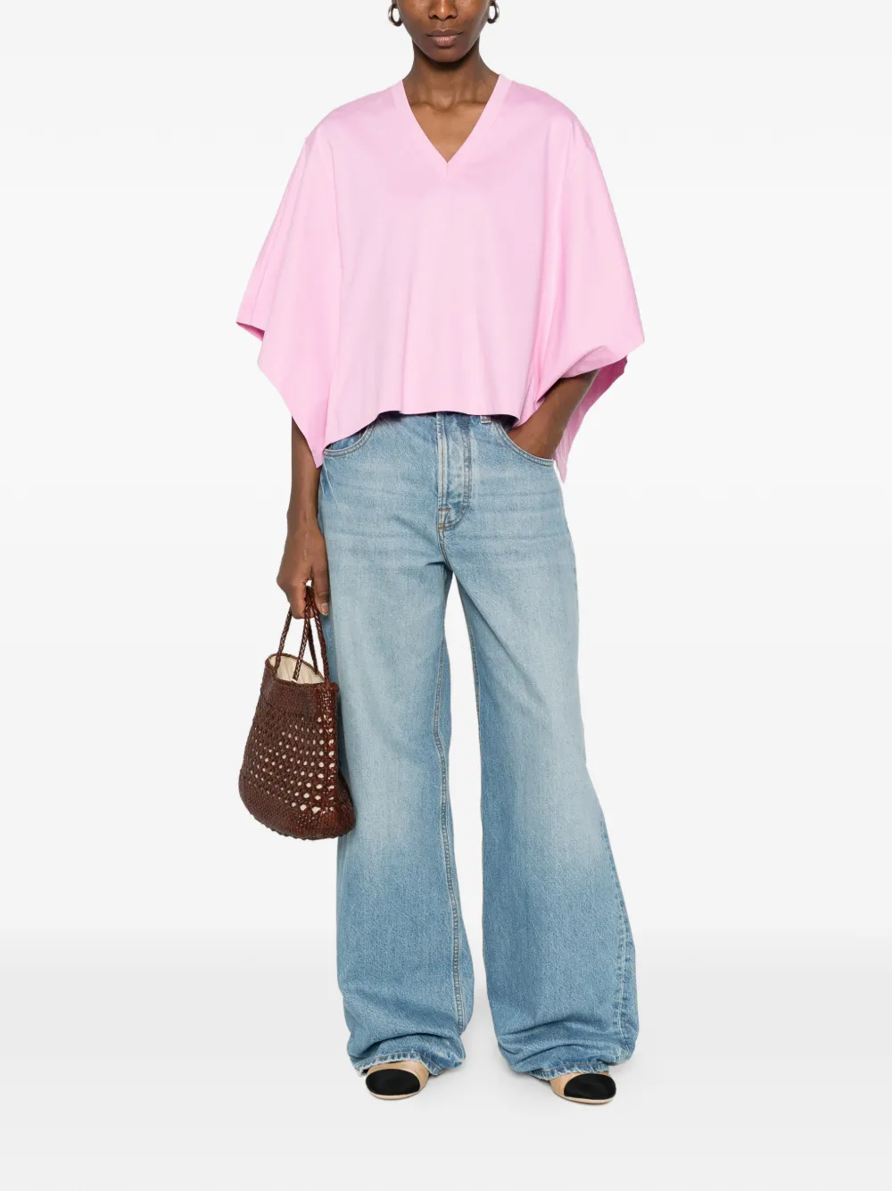  Psophia V-neck T-shirt - Pink 