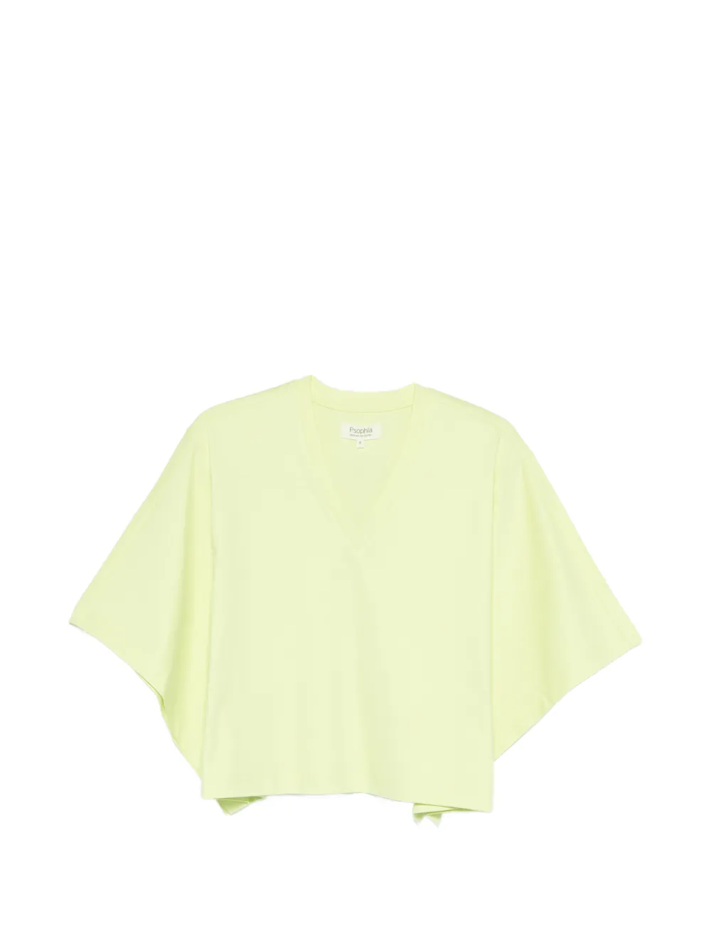 PSOPHIA V-neck short-sleeved T-shirt - Gelb