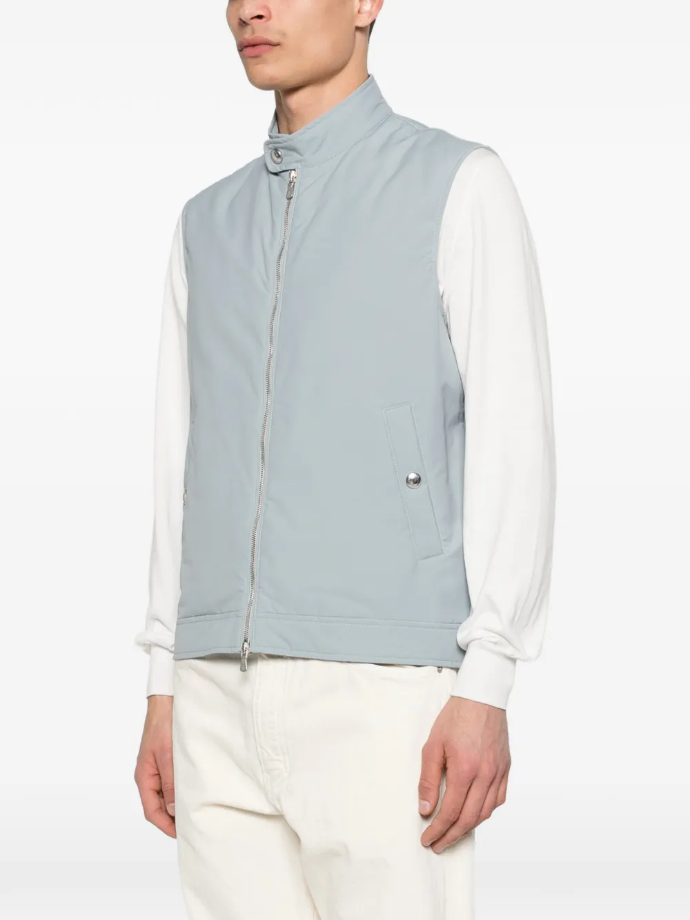 Eleventy Bodywarmer met ritszak Blauw