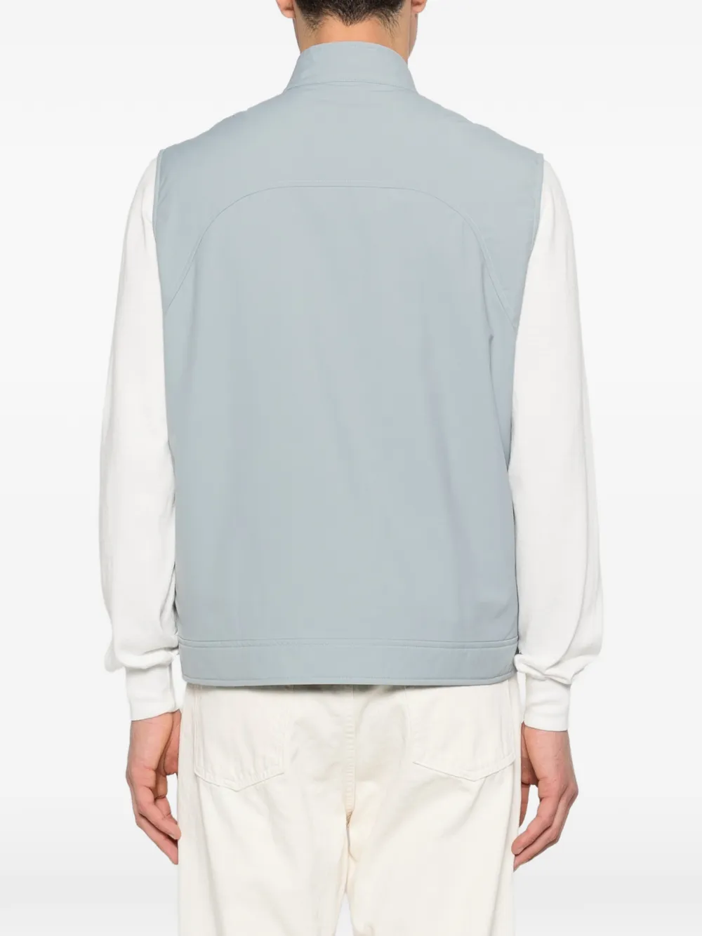 Eleventy Bodywarmer met ritszak Blauw