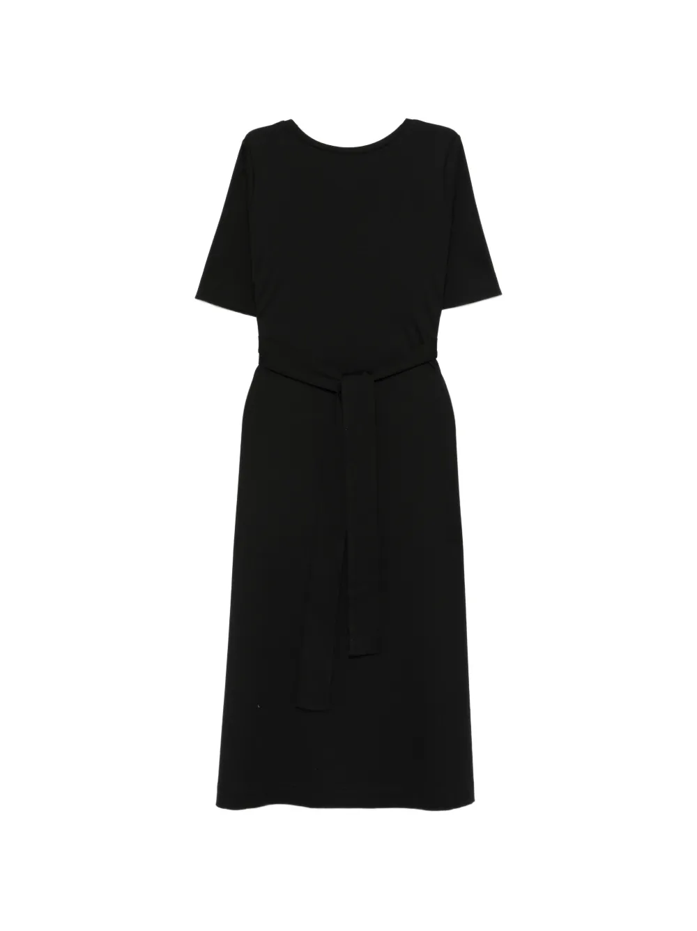PSOPHIA Abito midi con cintura - Nero