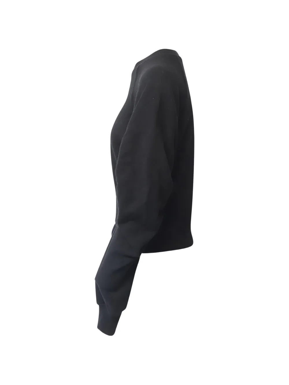 Gathered-Sleeves Sweatshirt