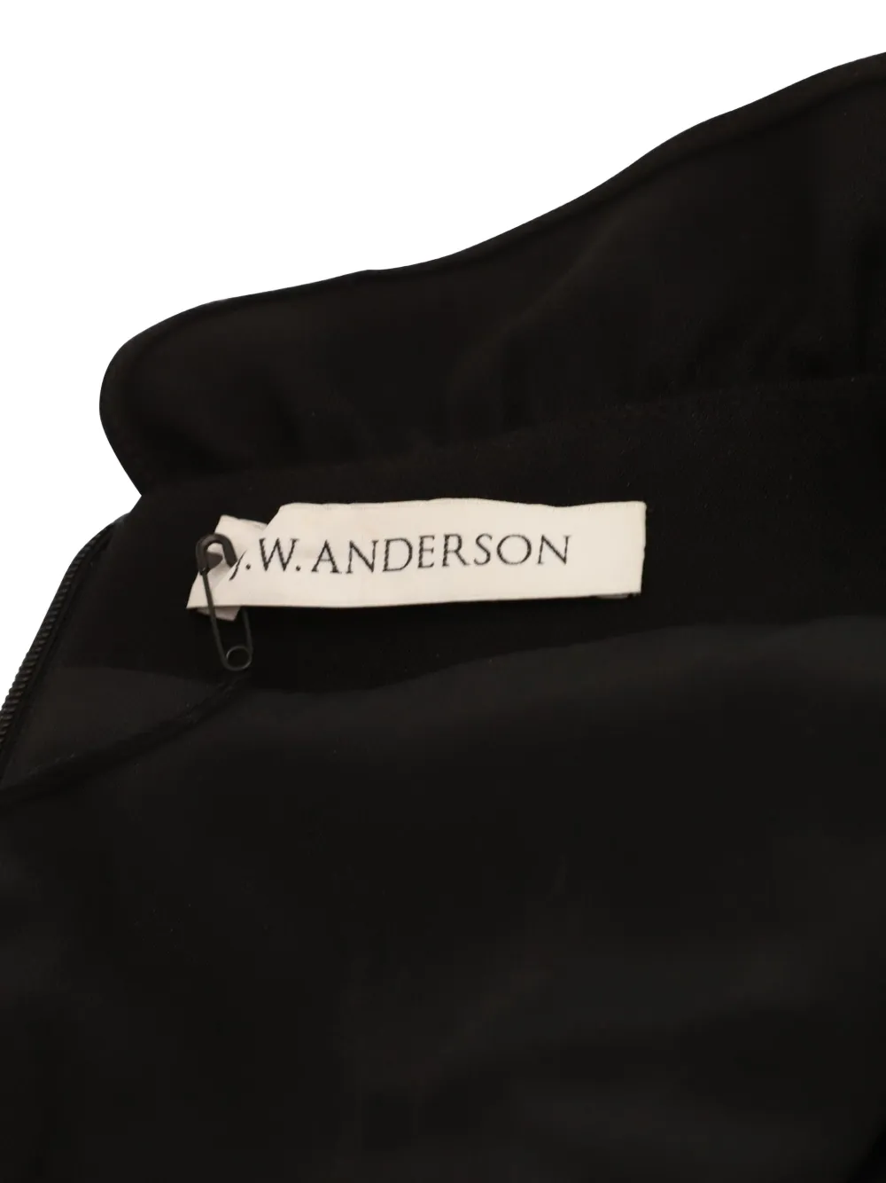  Jw Anderson Long-sleeve Ruffled Dress - Black 