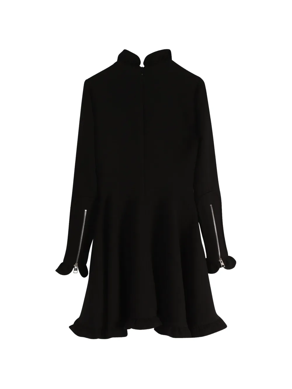  Jw Anderson Long-sleeve Ruffled Dress - Black 