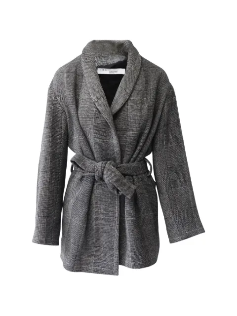 IRO shawl-collar belted coat