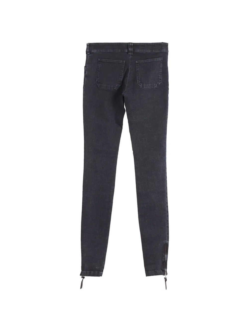 Zip-Hem Pockets Jeans