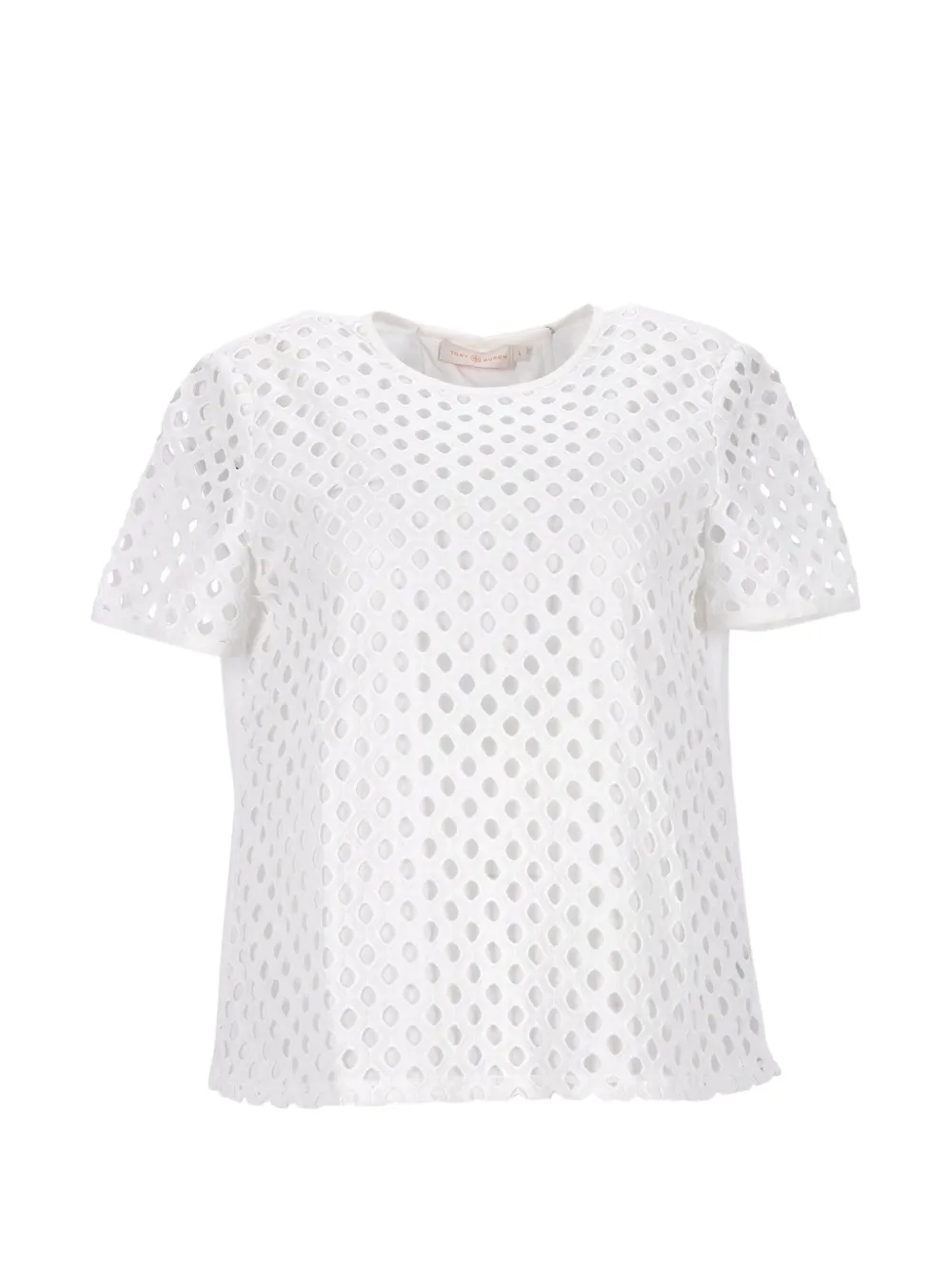 Tory Burch crew-neck T-shirt - Bianco