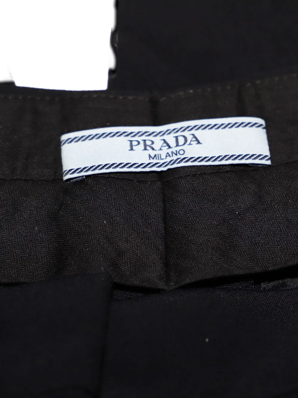 Prada Pre-Owned High waist broek Zwart