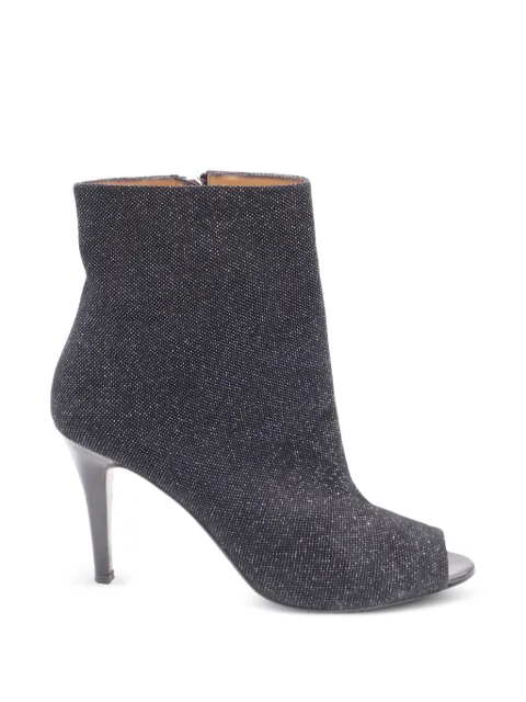 Fratelli Rossetti metallic open toe boots