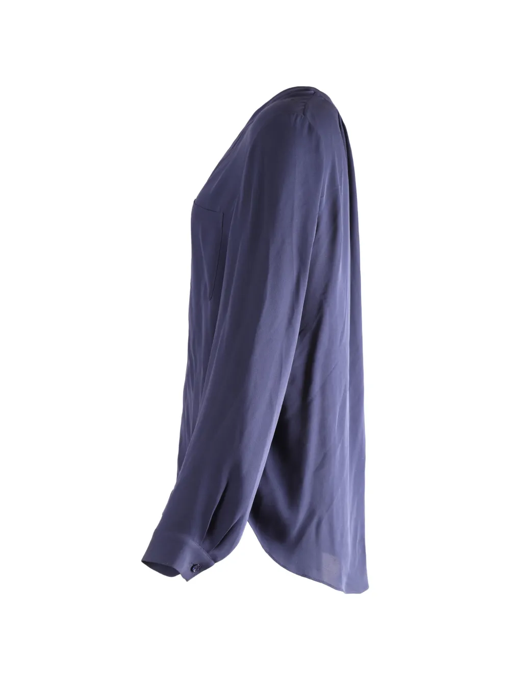 Long-Sleeve Pocket Blouse