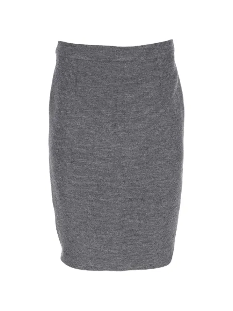 Lanvin Pre-Owned wool pencil midi skirt