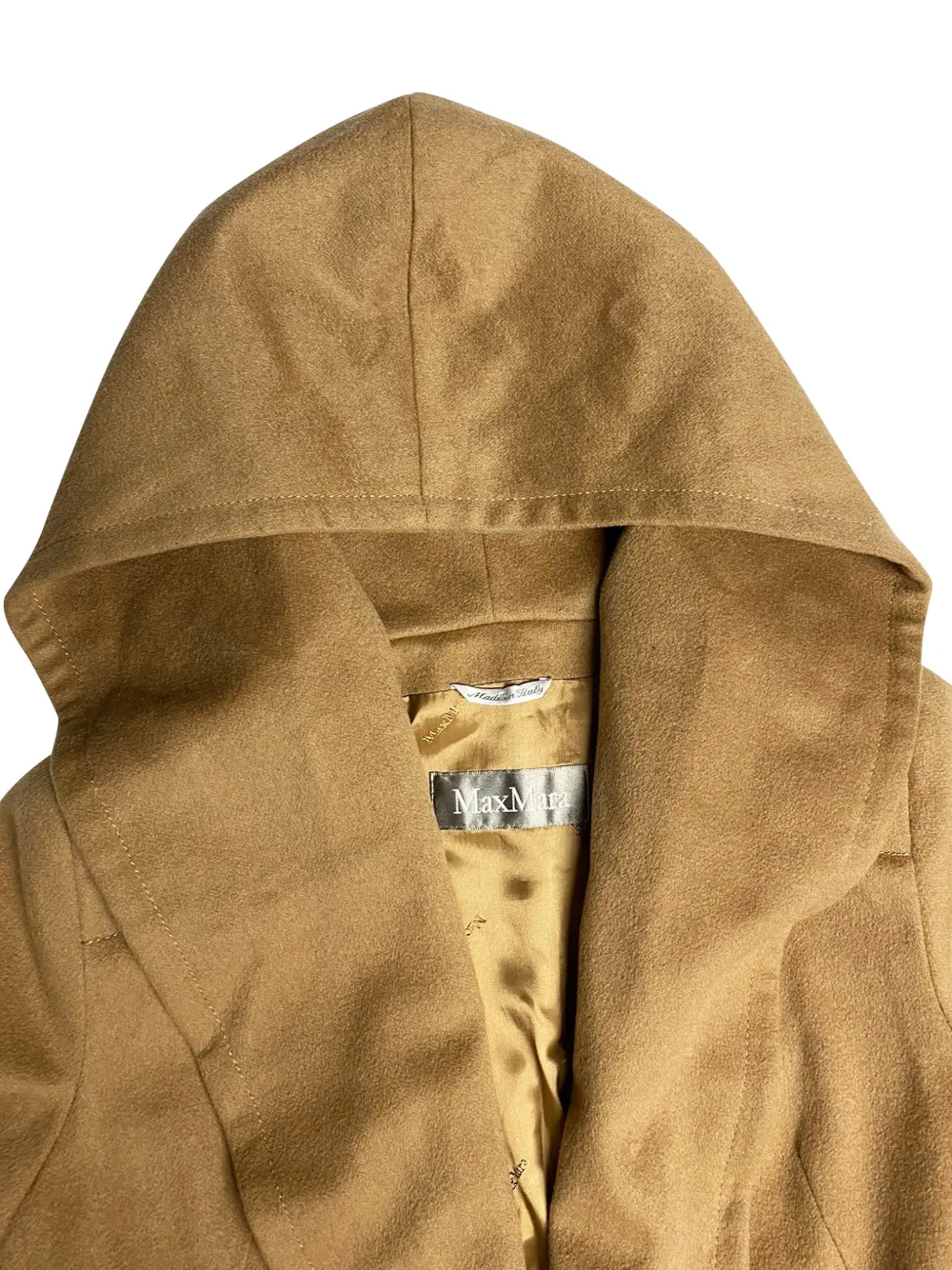 Hooded Cashmere Coat
