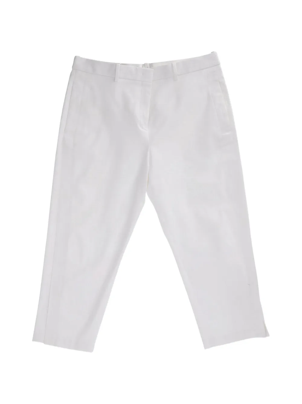 Jil Sander Pre-Owned straight-leg cotton trousers - Bianco