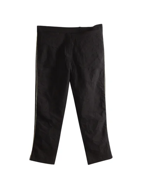 Ann Demeulemeester Vintage pantalones capri con motivo de rayas
