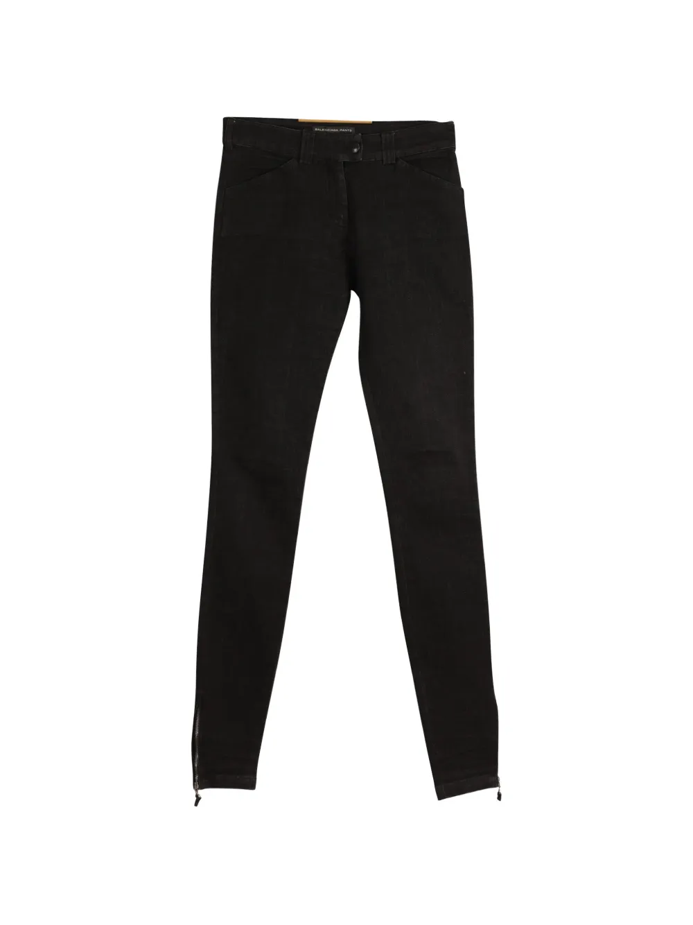 Balenciaga Pre-Owned zip-detail trousers - Nero