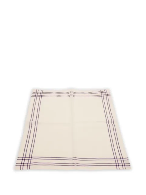 Ermenegildo Zegna Vintage striped silk pocket square