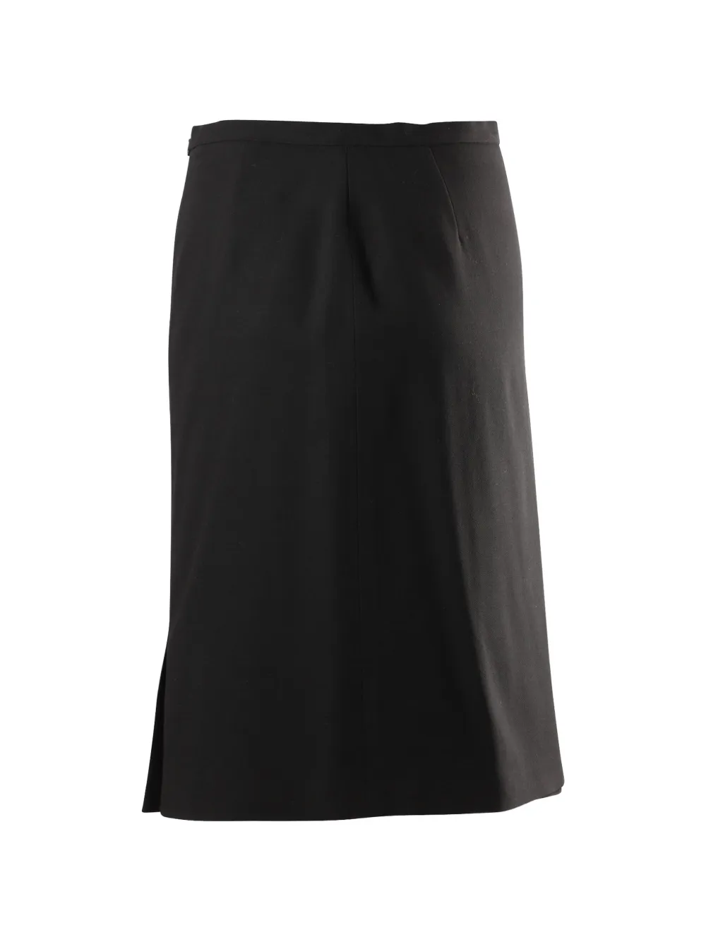  Max Mara A-line Midi Skirt - Black 