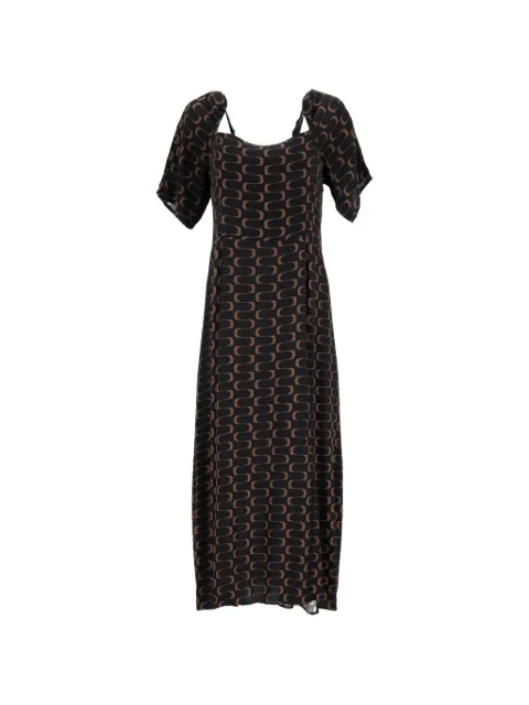 Reformation vestido midi con diseño fruncido